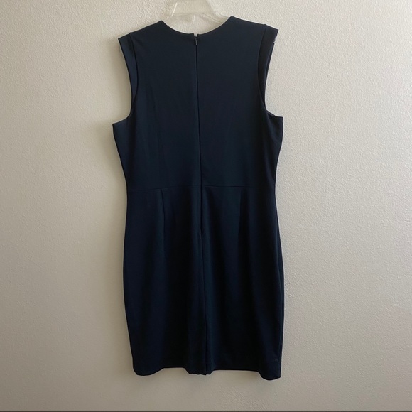 Banana Republic Factory Fitted Navy Dress - Picture 3 of 4